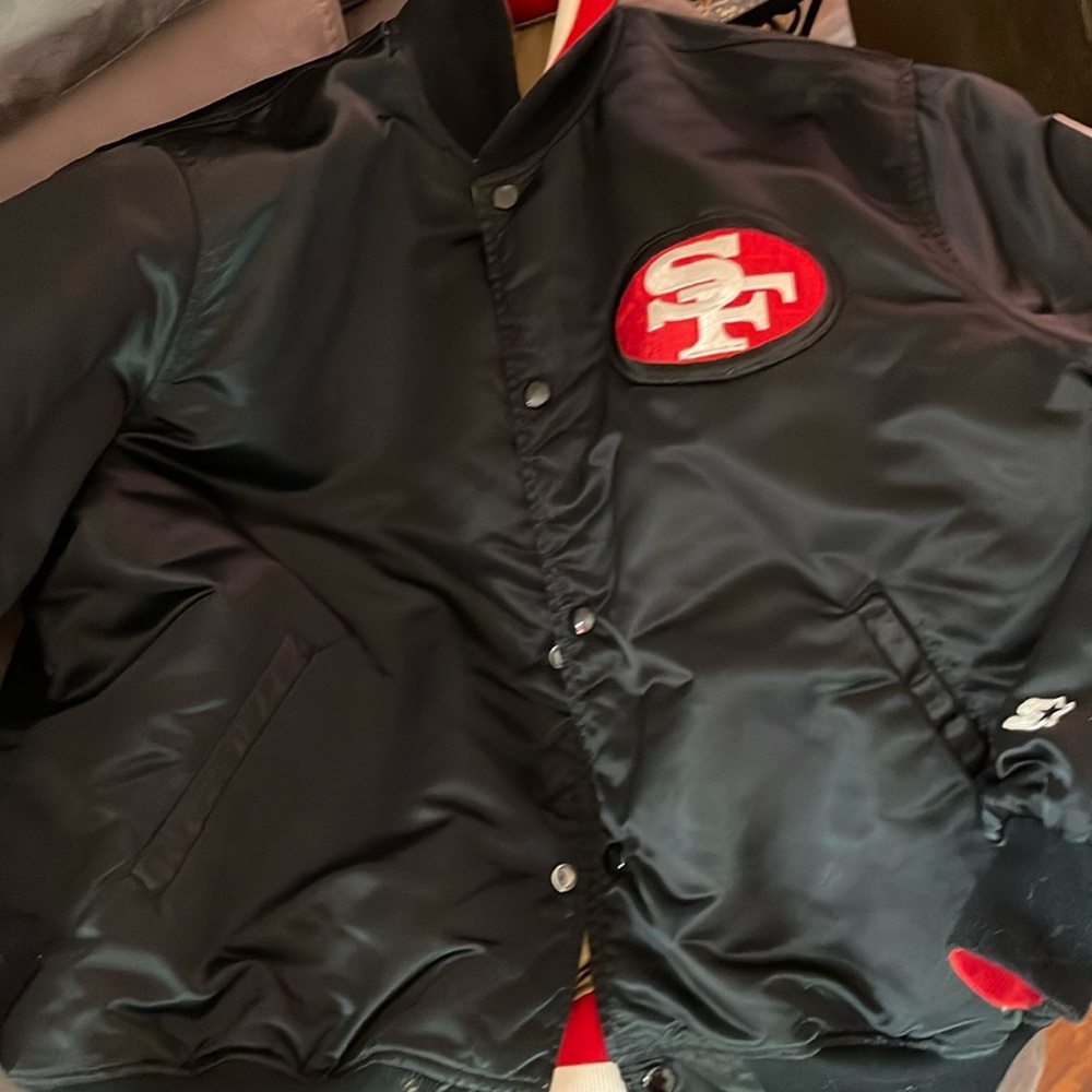 Late 80’s early 90’s NFL starter jacket. San Francisco 49ers reversible.